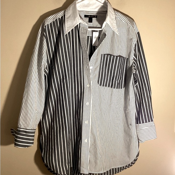 NWT BANANA REPUBLIC BUTTON UP - Picture 5 of 11